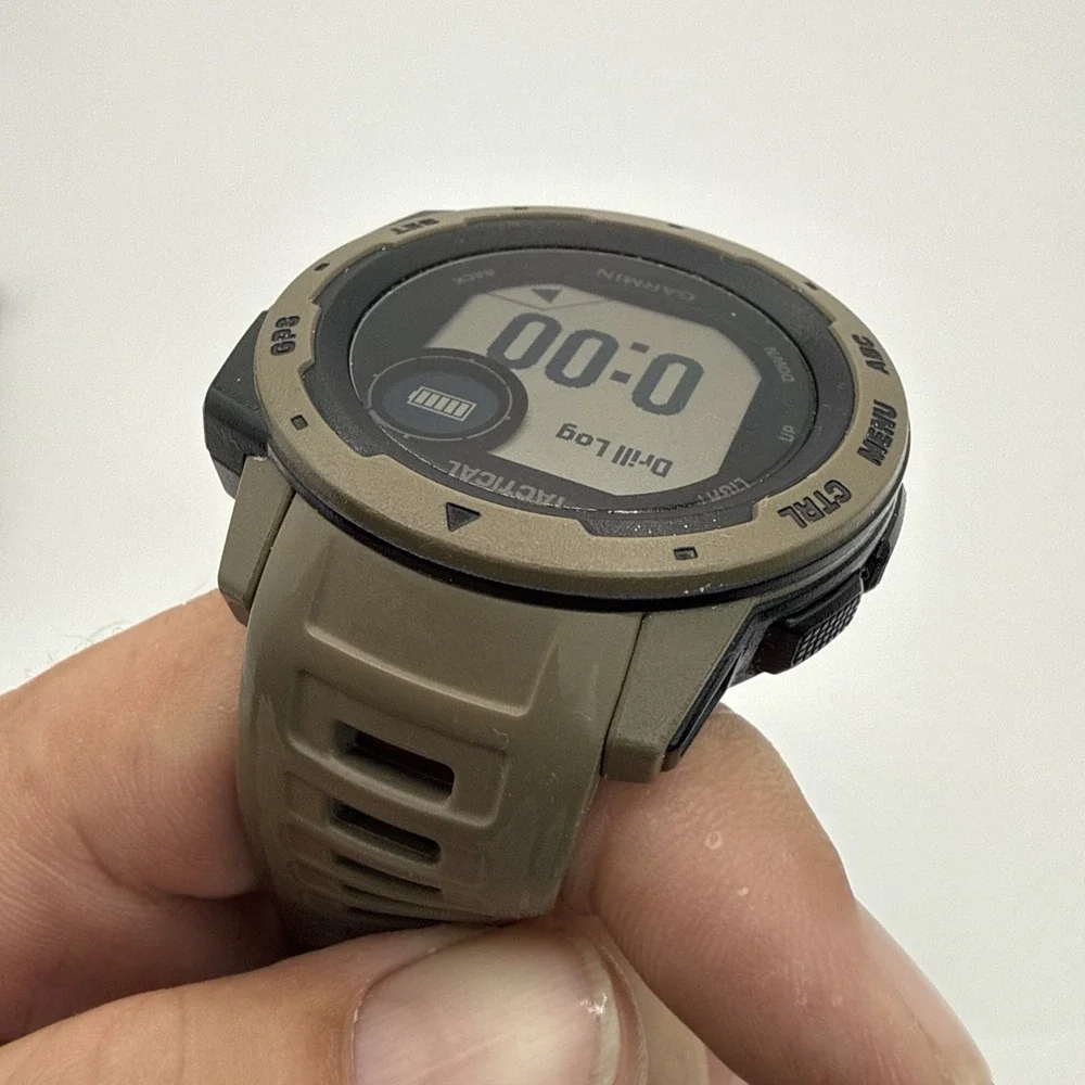 Garmin Instinct Activity Tracker MIL-STD-810G With Charger - Tested & Working